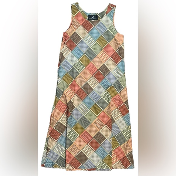 Peruvian Connection Dresses & Skirts - Peruvian‎ Connection Women’s Size 6 Patch / Aztec A Line Earth Tones Dress
